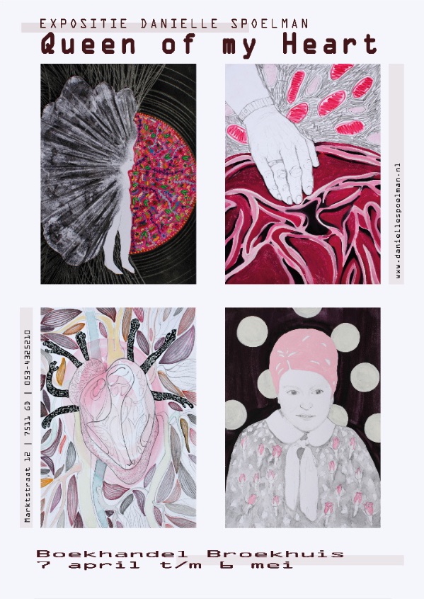 Expositie 'Queen of my Heart' t/m 6 mei in galerie Broekhuis Enschede