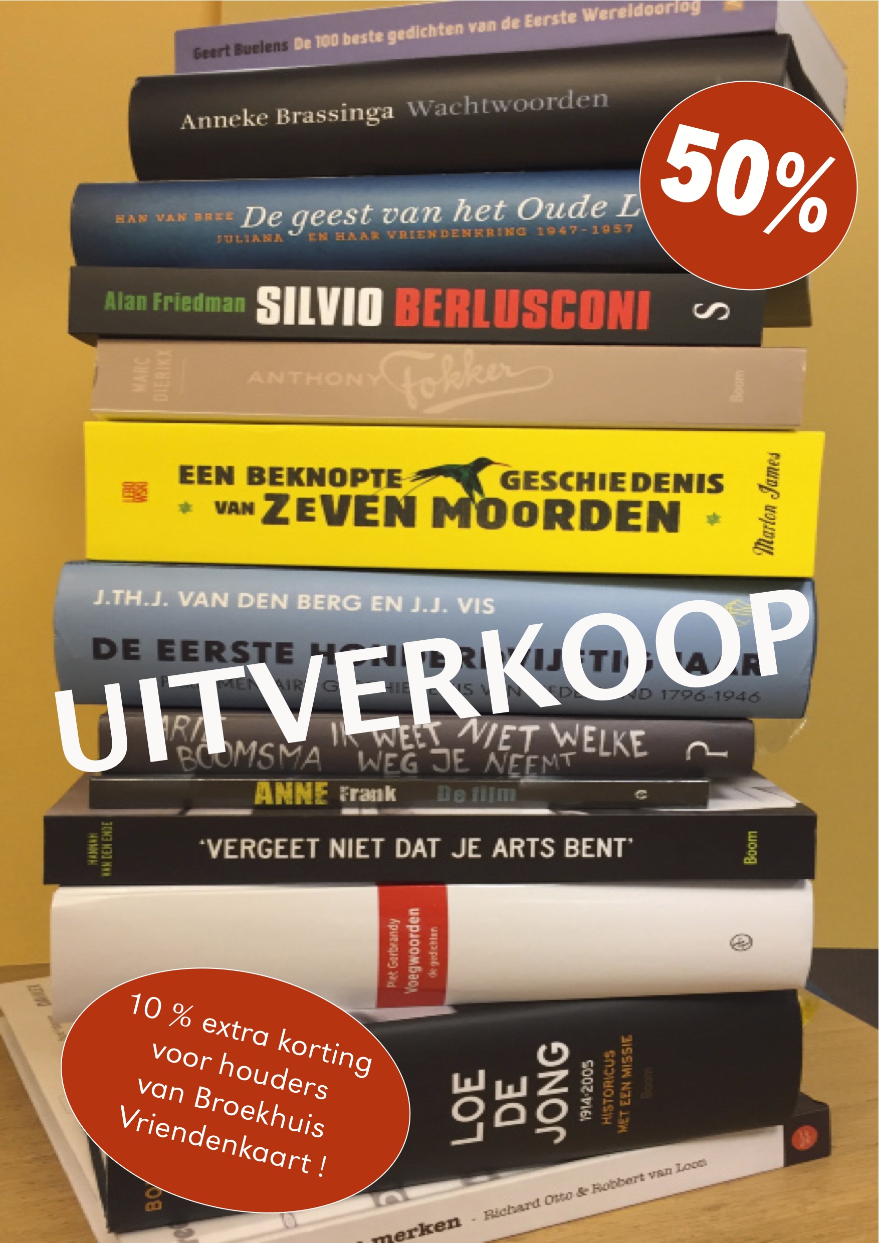 Grootse jaarlijkse boekenuitverkoop start zaterdag 12 januari