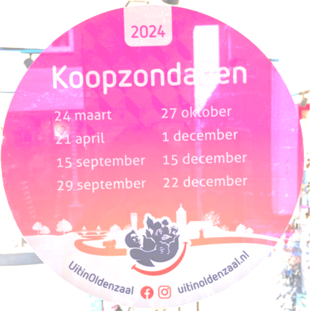 Koopzondagen Oldenzaal 2024